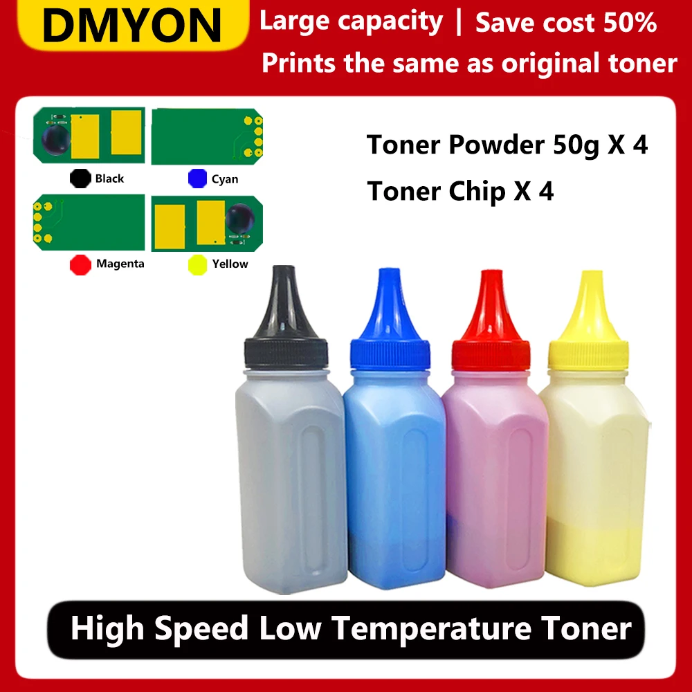 DMYON Toner Powder and Rest Chip Compatible for OKI C301 C301dn C321 C321dn MC332dn MC332 MC342 MC342dn MC342dnw MC342w MC342dw