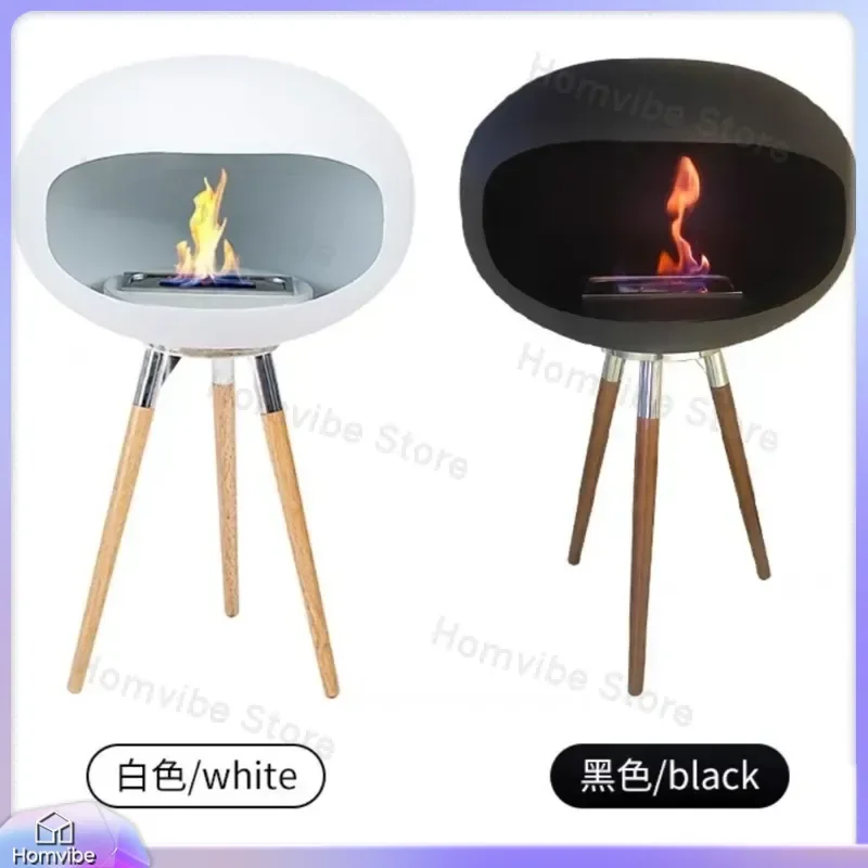 Tall Real Flame Alcohol Fireplace for Indoor Outdoor Decoration High End Atmosphere Cross Border Wholesale Spot Supply