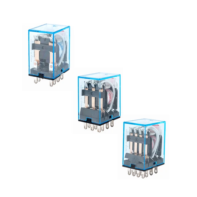 1 szt. MY2N-J miniaturowa cewka ogólny przekaźnik elektromagnetyczny MY3N-J MY4N-J przekaźnik pośredni przełącznik HH52P HH53P HH54P 5A