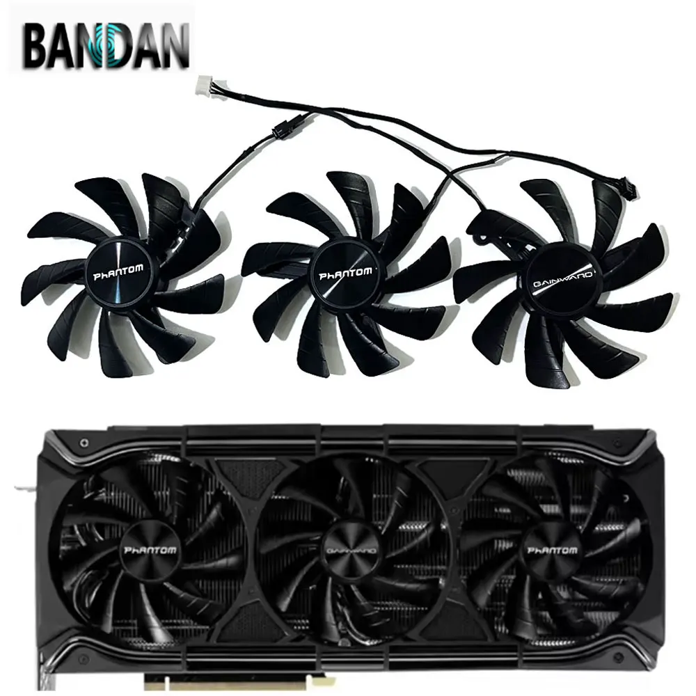 New Original RTX3090 RTX3080 87MM Phantom TH9215B2H-PFC04 GPU Cooler Fan Or Shell Frame For GAINWARD RTX 3090 3080 3070 GPU Fan