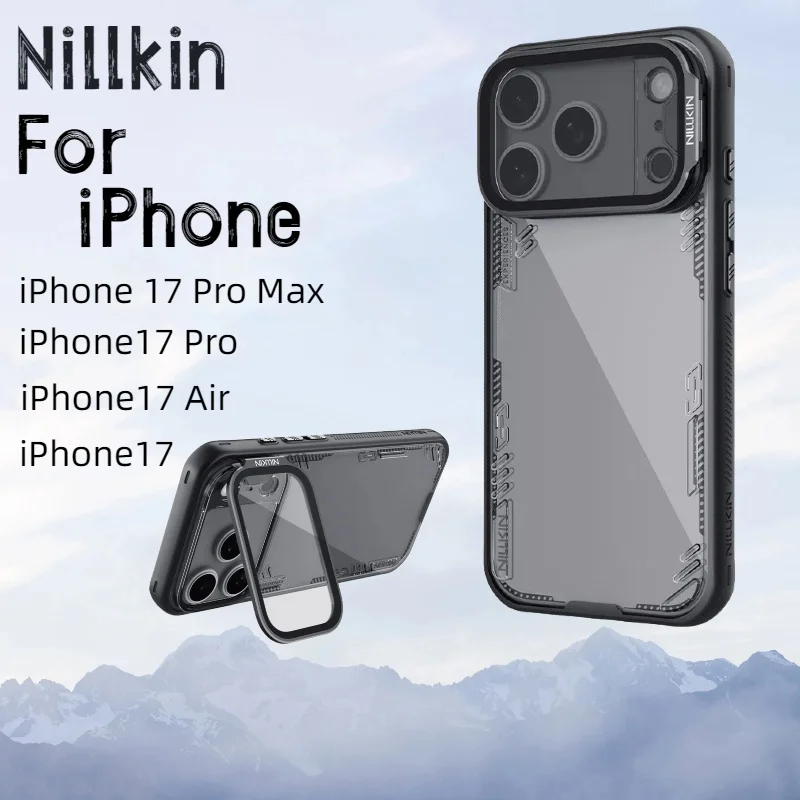 

Чехол Nillkin для iPhone 17 Pro Max 17 Air 17 Pro 17, реквизит Iceblade, экологически чистый противоударный чехол с прозрачной подставкой для объектива