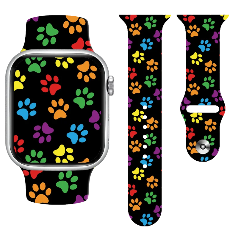 

Cute Footprints，for Apple watch straps, for 38/40/41/42/44/45/49MM, for Apple watch straps