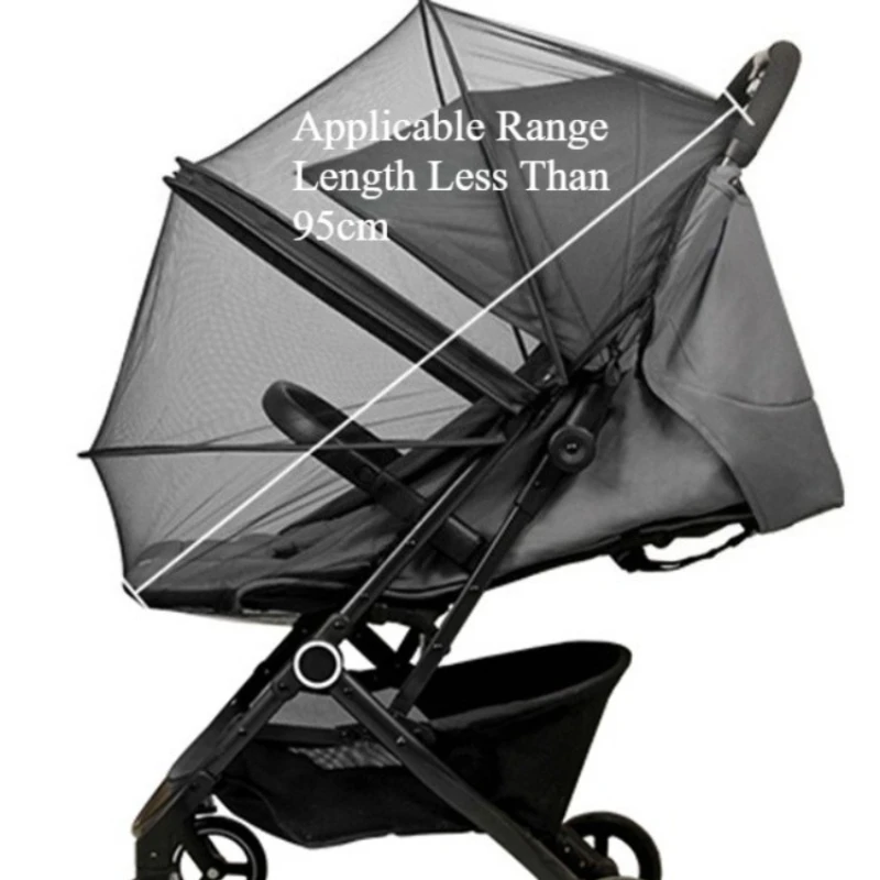 

Babyfond Baby Stroller Mosquito Net with Zipper & Buckle Foldable & Easy-to-Use without Installation Mosquito Mask