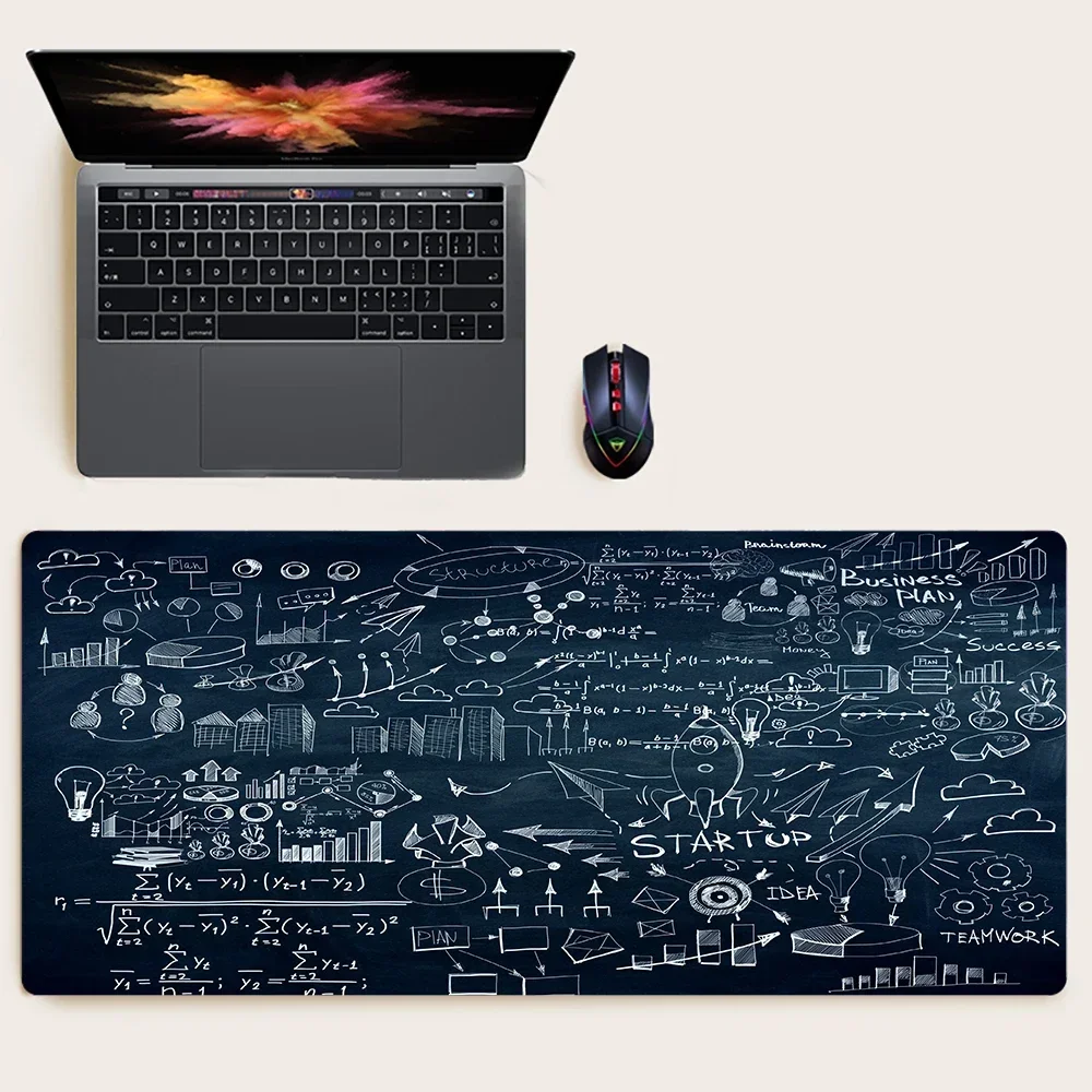Hot Sell E=mc2 Formula Large Mouse Pad XXL Non-Slip Gaming Desktop Carpet Laptop Desk mat Table Keyboard Accessories Rug 900X400