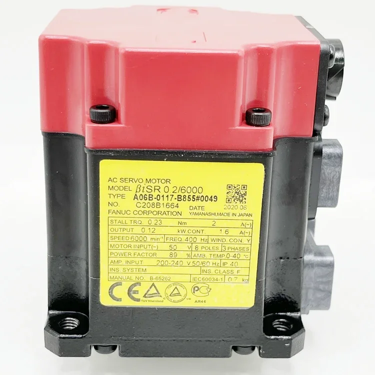 

original servo motor A06B-0117-B855#0049