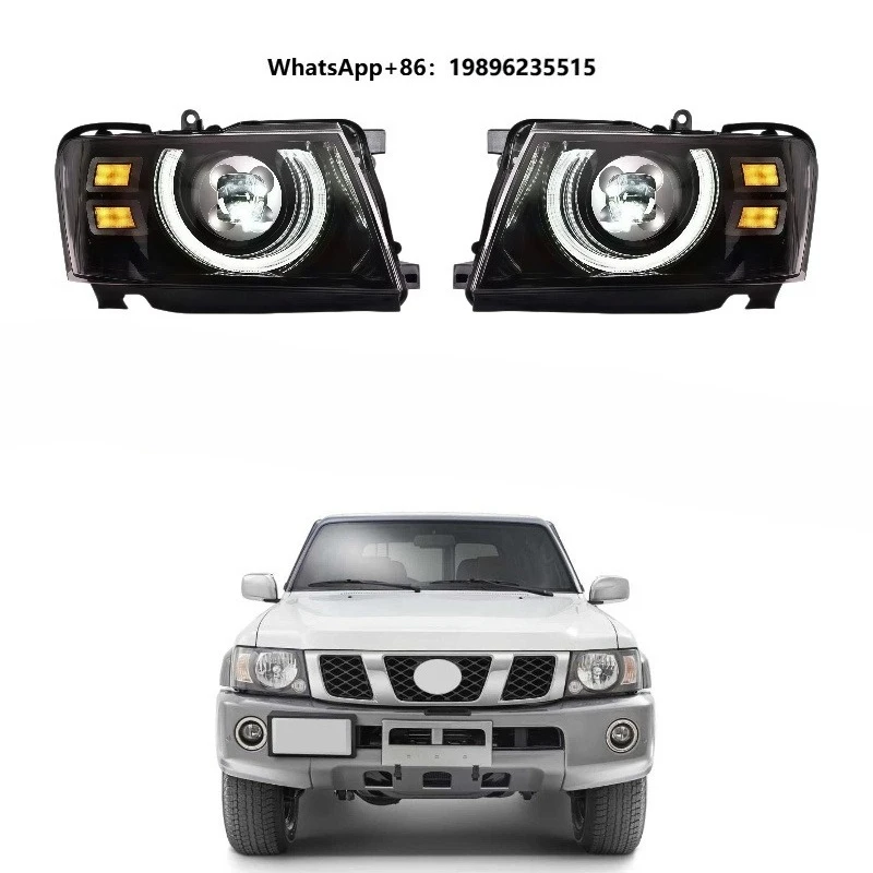 Car Headlight Patrol Y61 2005-2018 Upgraede LED Headlamp Pickup Head Lamp High Quality Light