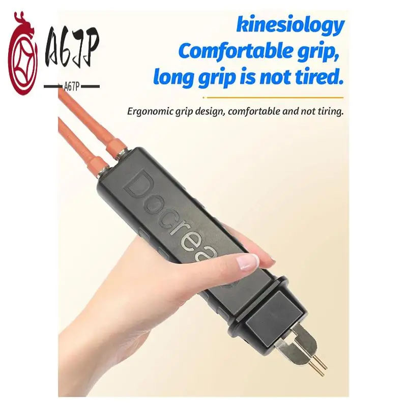 

A67P-Docreate Интегрированная ручка для точечной сварки DIY электромобиль 18650, аккумулятор, ручной триггерный переключатель