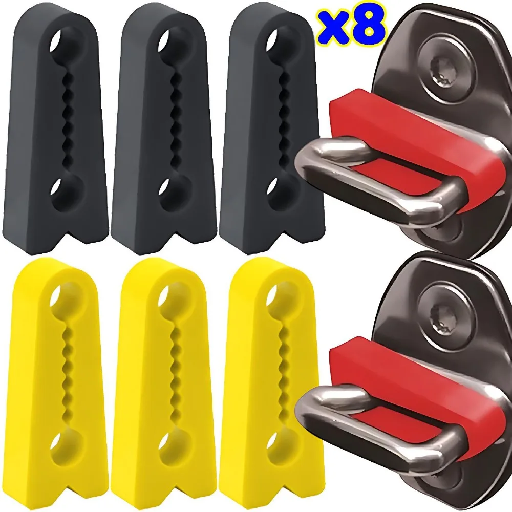 Universal Car Door Lock Damper Buffer Pad Silicone Shock Absorber Noise Sound Deadener Anti Rattle Sticker for Auto Accessories