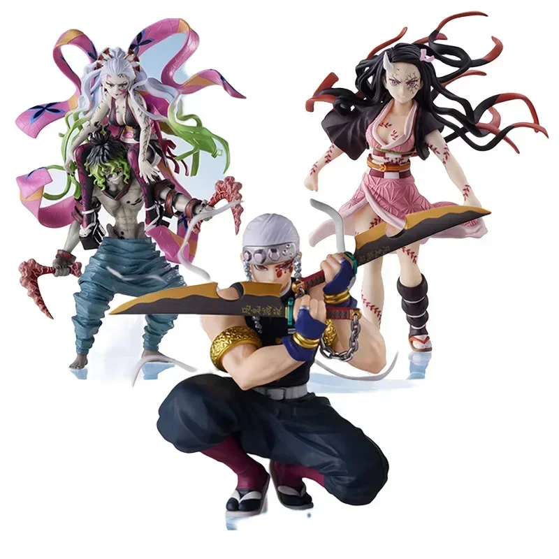 Demon Slayer figurka Anime pudełko z niespodzianką tajemnicze pudełko Kamado Nezuko Tanjirou Hashibira Inosuke wykwintne figurki pudełko z niespodzianką