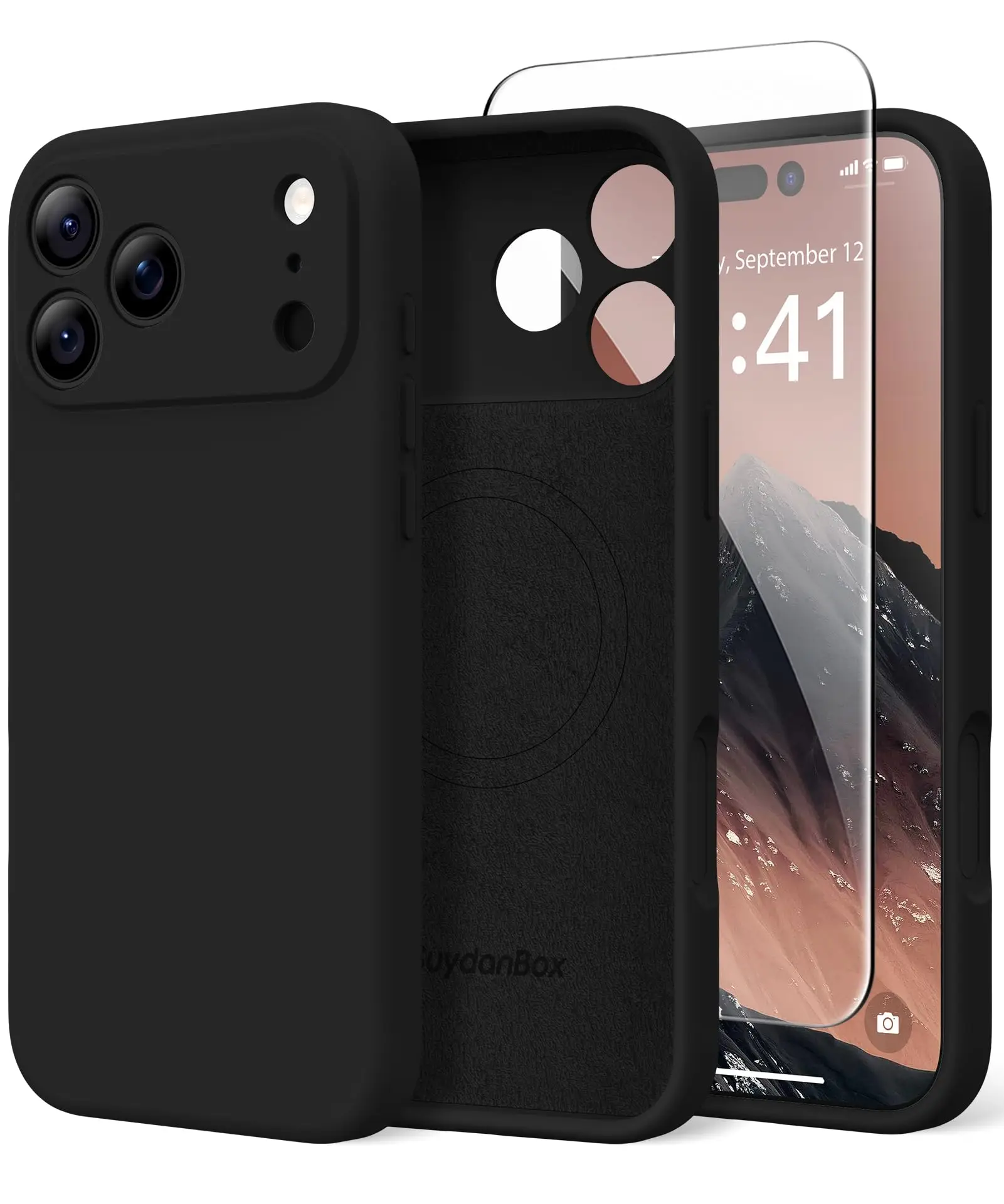 Magnetic for iPhone 17 Pro Max Case Compatible with MagSafe Full Camera Protection Screen Protector Silicone Shockproof Case