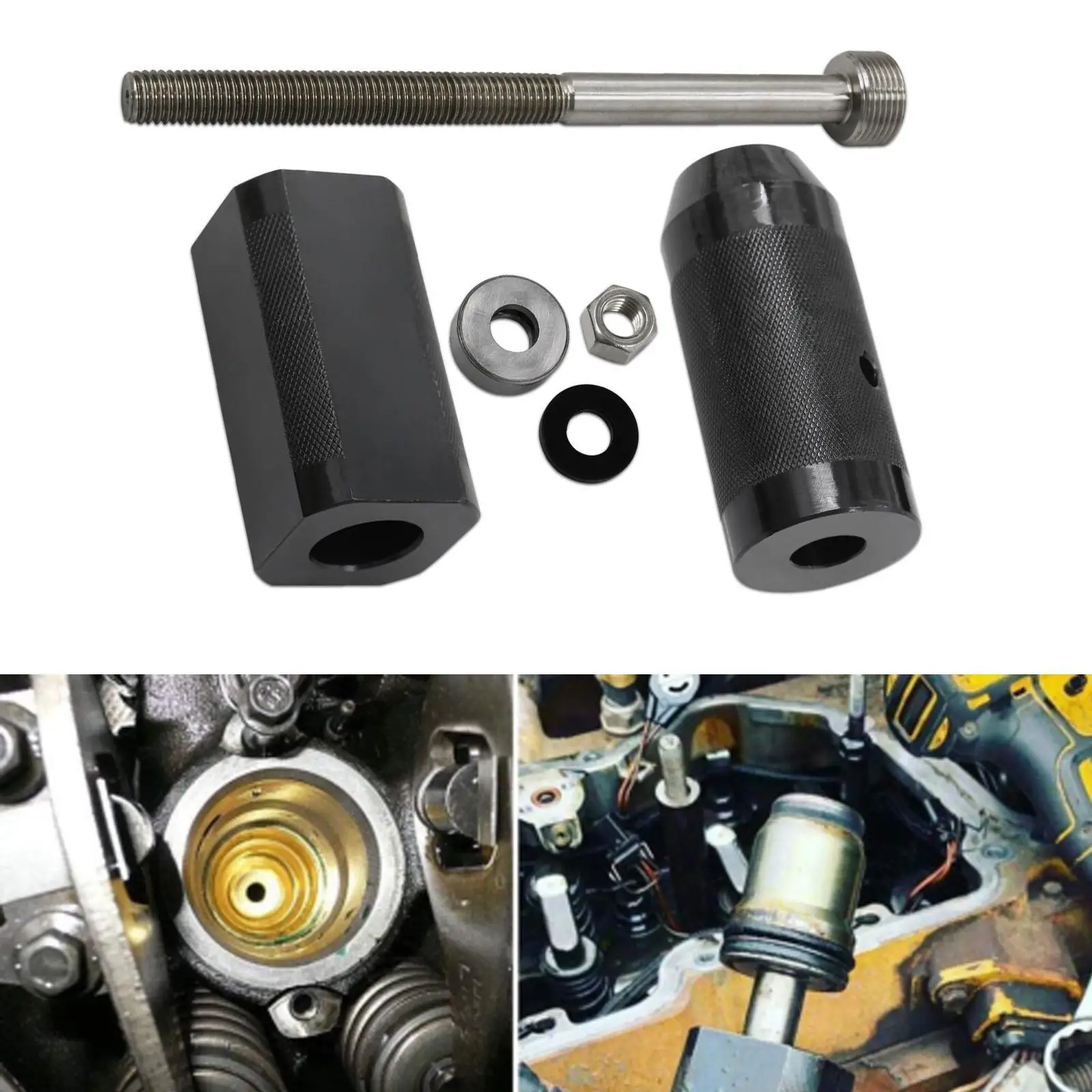 

Injector Sleeve Cup Remover Installer Tool Set High Performance Replacement