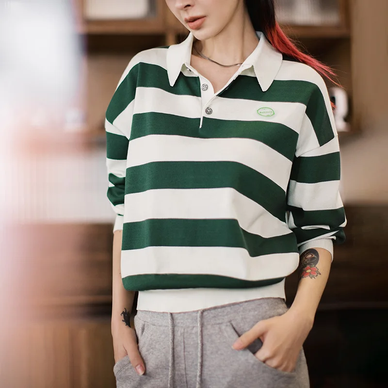 Thumbnail 3 - #7 Latest Classic Striped T-Shirts Offers