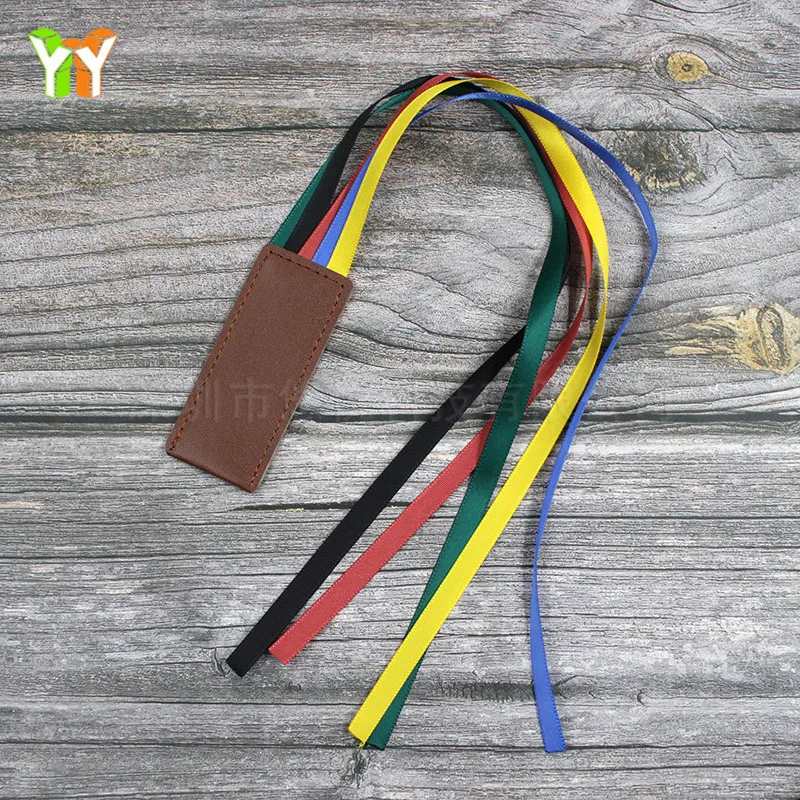 Leather Ribbon Bookmarks Page Break Binder Marker Labels Book Reading Page Breakers Leather Ribbon Bookmarks Gifts for Readers