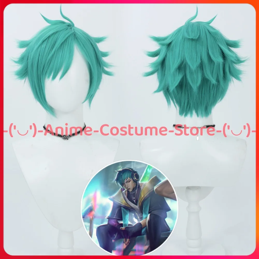 

LoL HEARTSTEEL Aphelios Cosplay Wig Anime Game Character Halloween Carnival Party Costume Wigs Heat Resistant Synthetic Hair