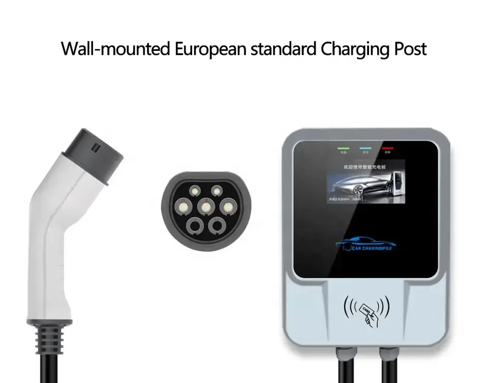 Hot Sale AC Charger Wallbox 7KW Electric Vehicle Wall Box 11KW EV Charging Station 220V Chinese AC EVSE Wholesale Price Level 2