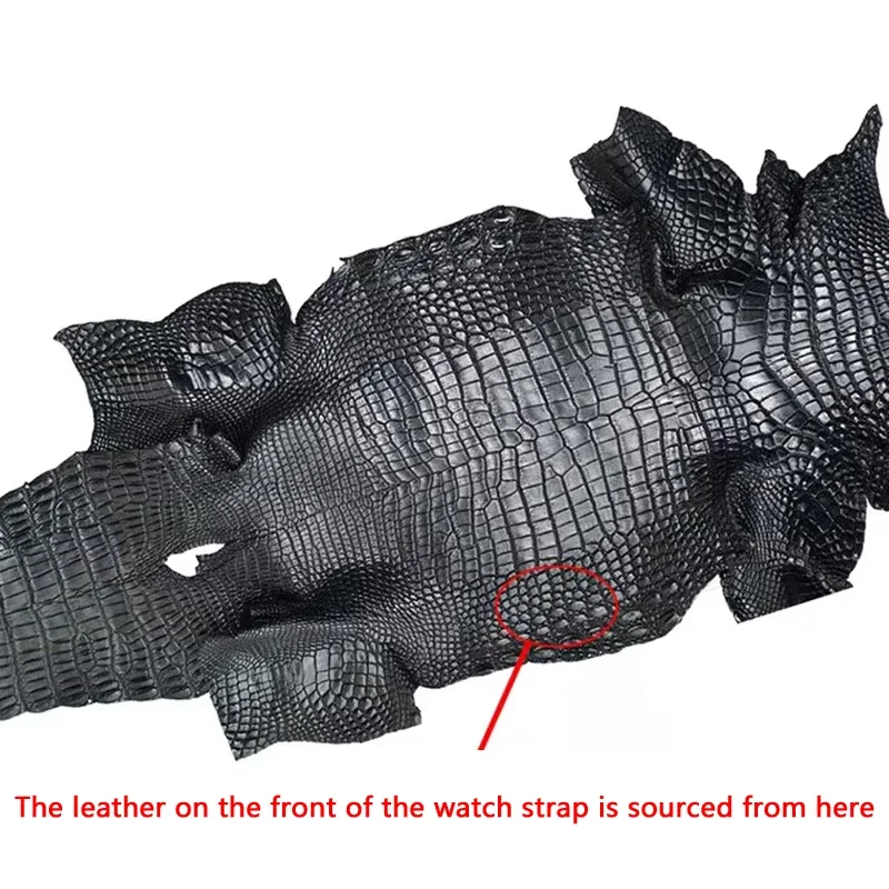 أحزمة ساعات تمساح أصلية ، حزام متين مقاوم للماء ، لونجين ، أوميجا ، كارتييه ، ميدو ، دانيل ، 14 ويلينغتون ، 16 ، 17 ، 18 ، 19 ، 20 ، 22