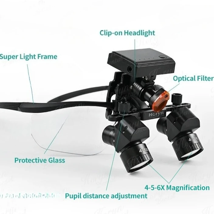 

Профессиональные 4X-6X 420 мм регулируемые бинокулярные лабораторные лупы 5 Вт светодиодный светильник медицинские хирургические лупы увеличительное стекло зум лупа для глаз