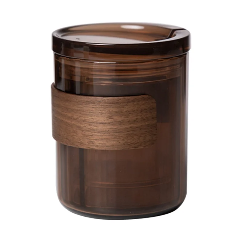 

Promotion! Portable Filter Filter Cup Filter Travel Coffee Hand Pour Cup High Temperature Resistance Brown-Transparent