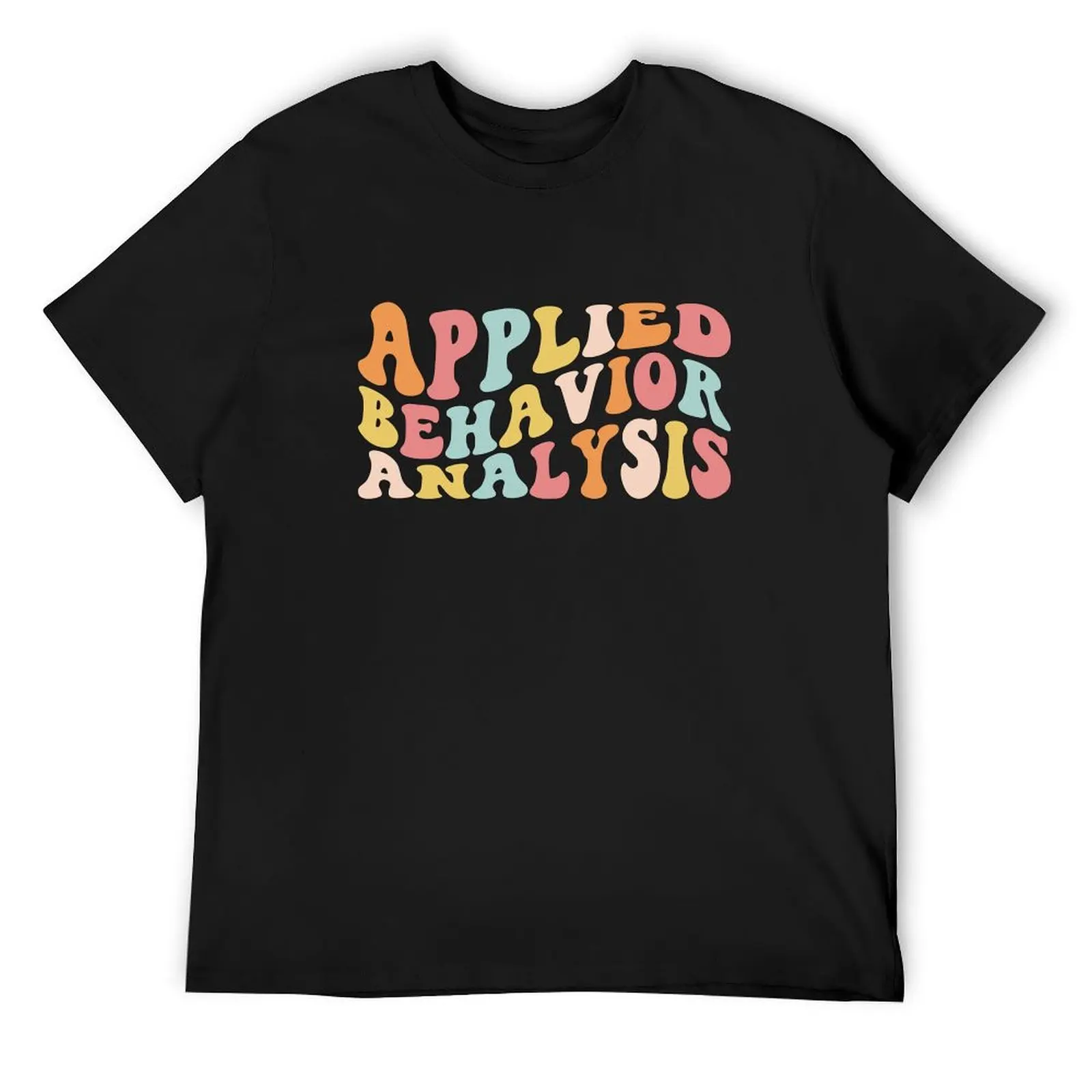 ABA, Applied Behavior Analysis T-Shirt summer tops plus sizes rapper graphic tees graphic shirts men workout shirt