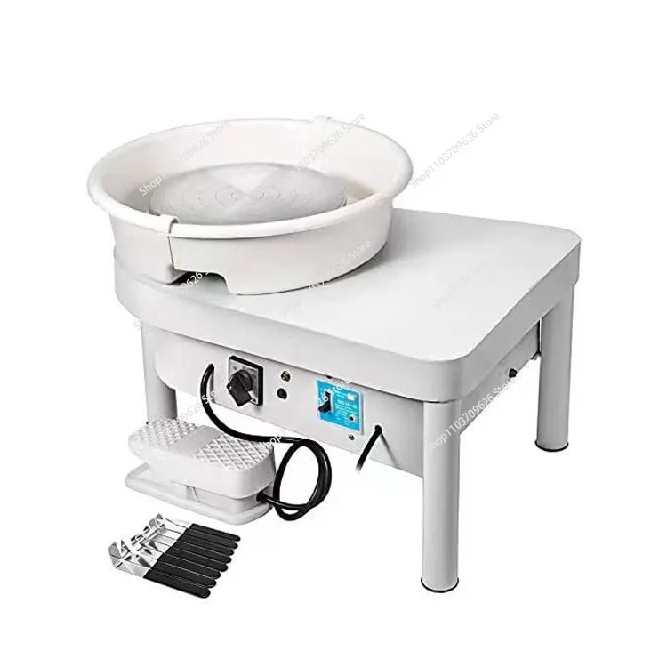 Ceramic craft tools, ceramic forming machine 250W 25CM electric ceramic wheel with pedal