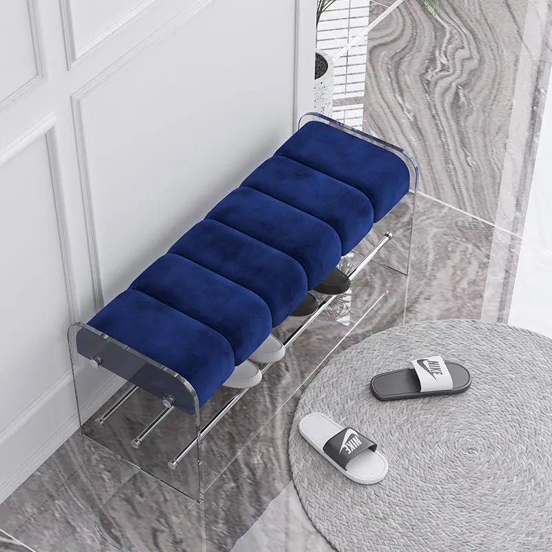 Modern Shoe Stool Simple Luxury Cloakroom Living Room Sofa Door Household Bench Entry Door Bedroom Bed End Stool 2023 Furniture