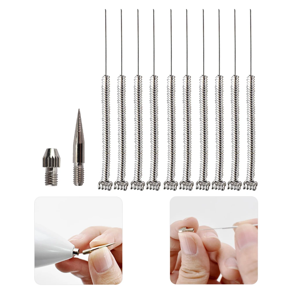 12Pcs Plasma Pen Replacement Needle Set Beauty Accessory For Facial Skin Care Dark Spot Freckle Treatment Beauty Device Supplies