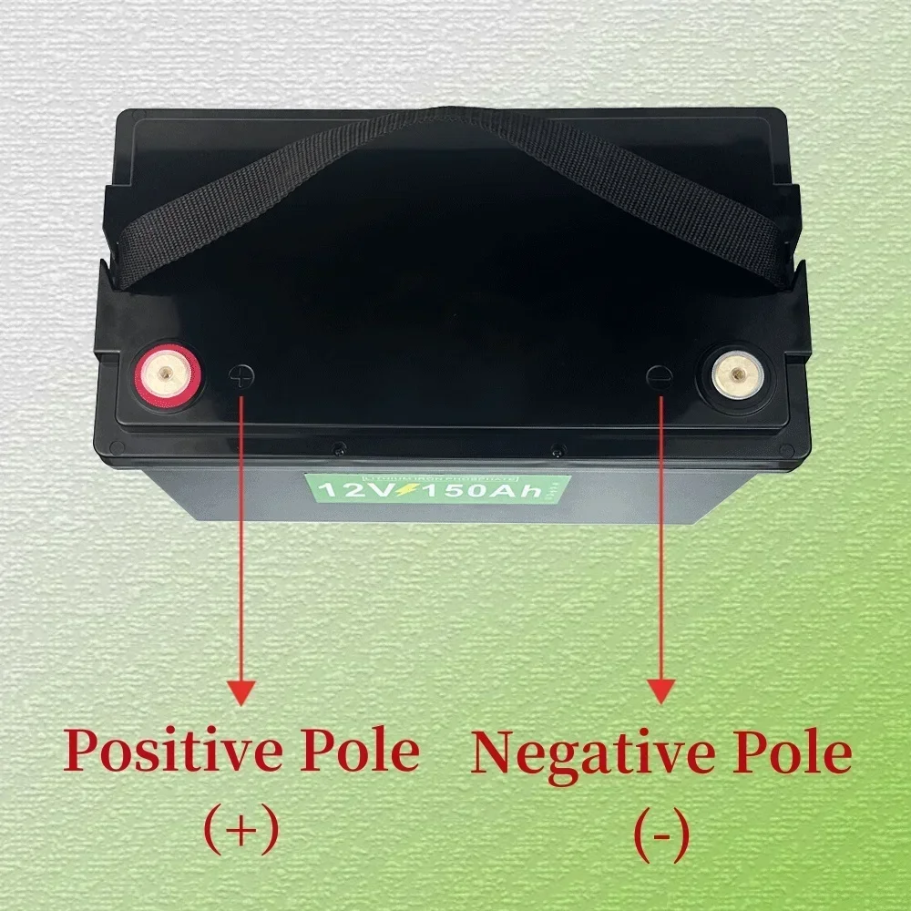 12V 150Ah LifePo4 Battery 12.8V Rechargeable Battery Built-in BMS Lithium Iron Phosphate Solar Cell tools