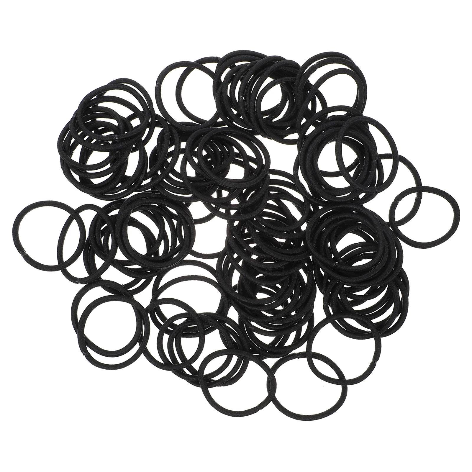 

100pcs Elastic Ties for Women Thin Bands Spiral Rubber Accessories Perfect for Thick Hair Office School Daily Life Gifts Hair