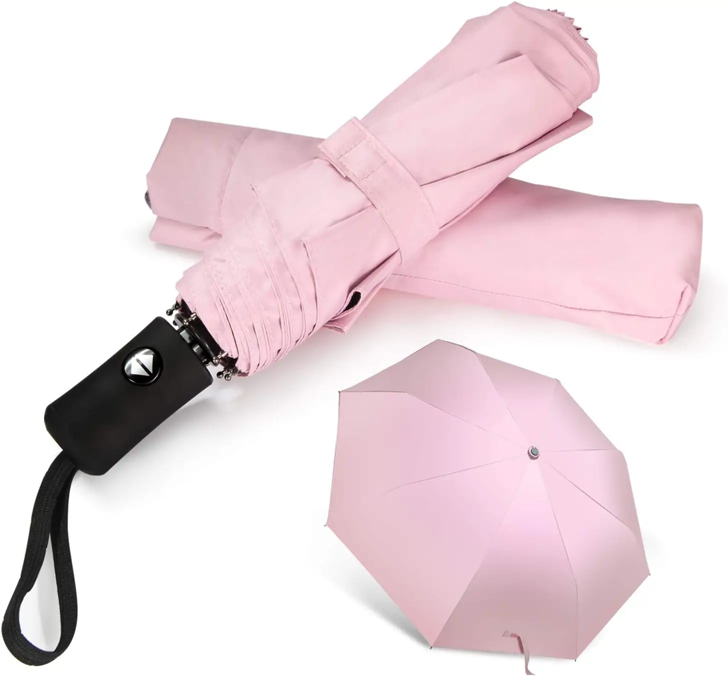 

Travel Umbrella Compact Folding Sun Umbrellas Lighweight Auto Open Close for Women Parasol