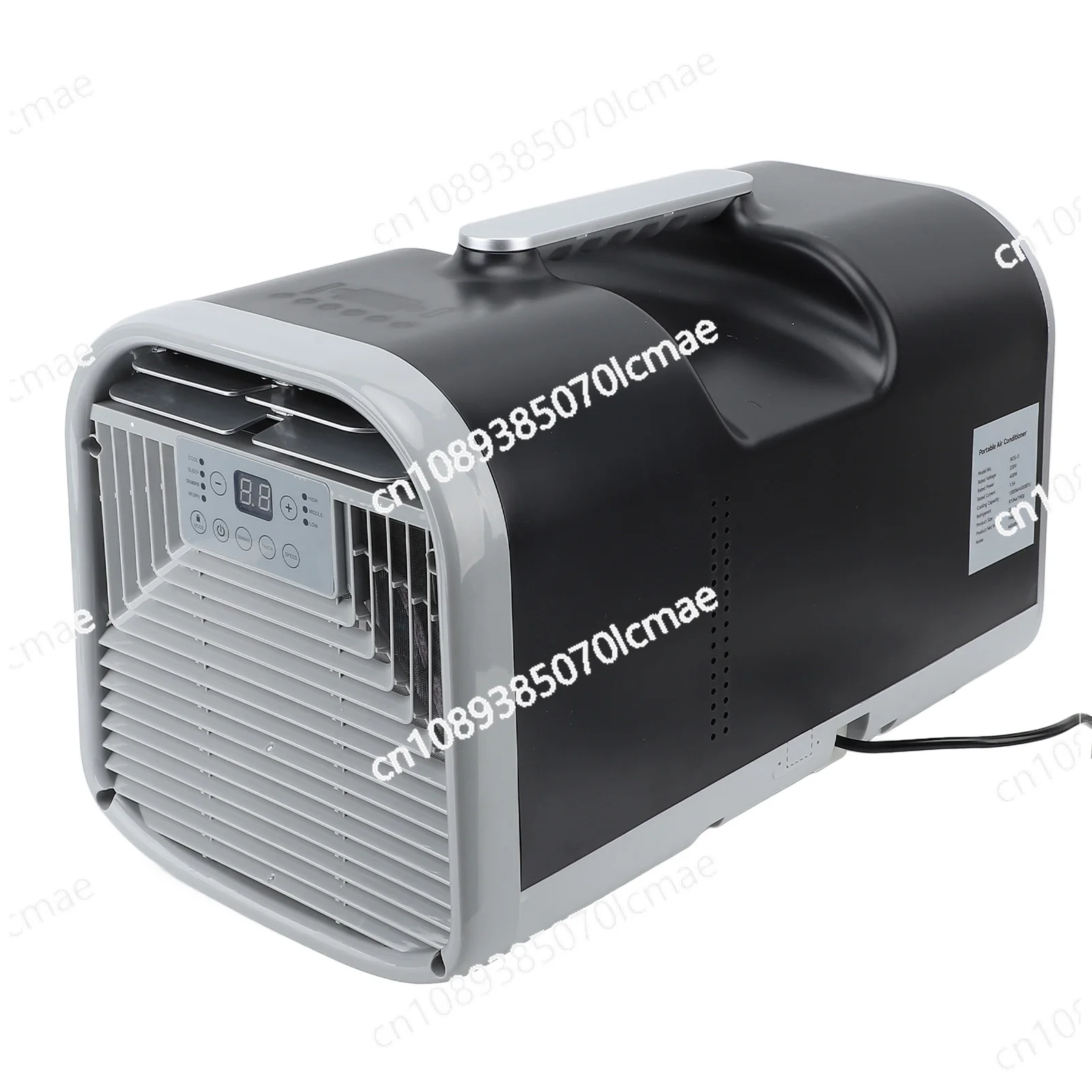 Small mobile portable silent air conditioning compressor, dual inverter energy-saving, suitable for outdoor tent camping