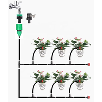 25m DIY Drip Irrigation System Automatic Watering Garden Hose Micro Drip Garden Watering Kits with Adjustable Dripper