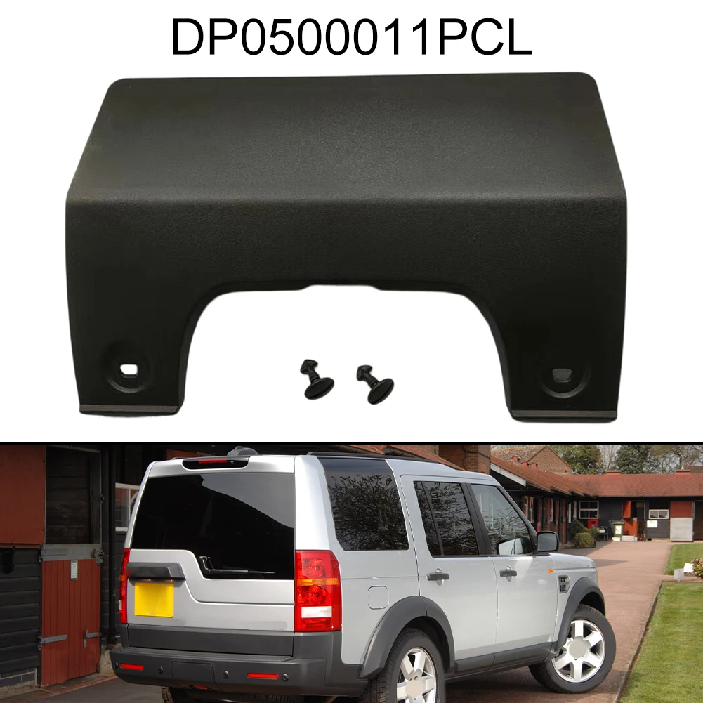 Rear Trailer for Cover Bar Trim For Land Rover For Discovery 3 4 DP0500011PCL Black ABS Bumper Tow Hook Cap Replacement Part