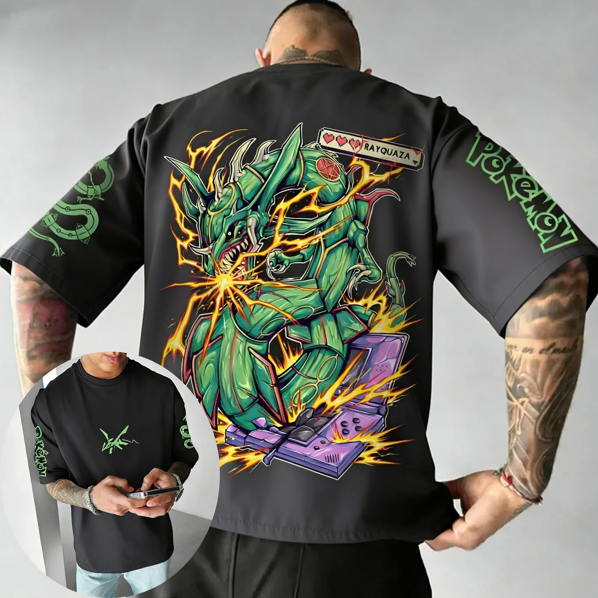 Pok É Mon Oyunu Rayquaza Marka - Summer Games Clothing Brand incelemesi ve fiyatı