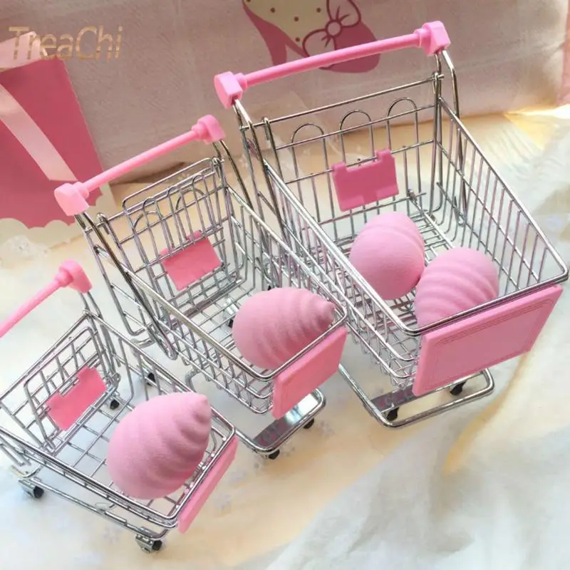 Mini Supermarket Shopping Cart Children\'s Home Toys Can Store Small Ornaments Small Snacks