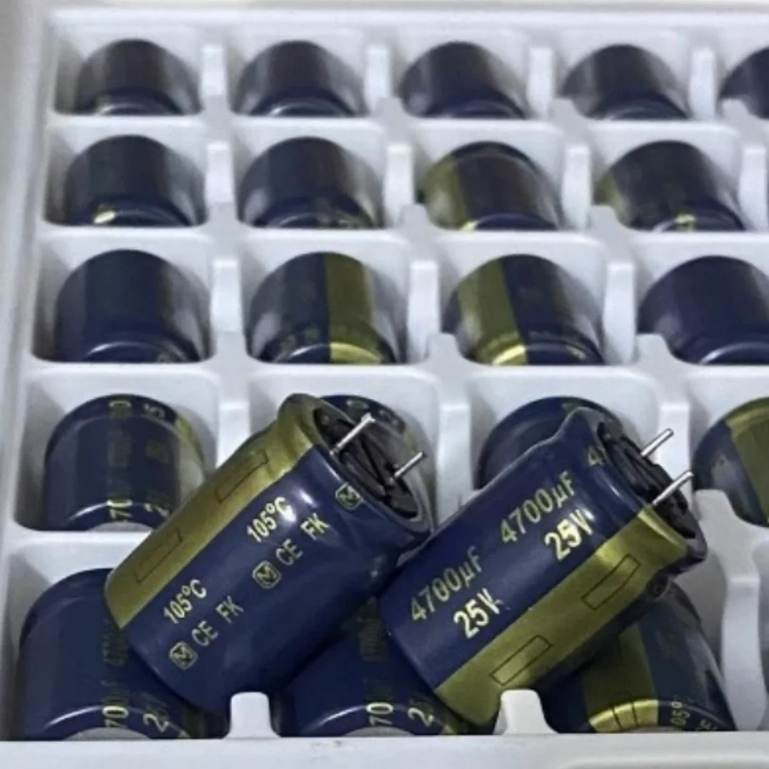 

Capacitor for fever 25V4700UF 18*25 FK high frequency low resistance short leg