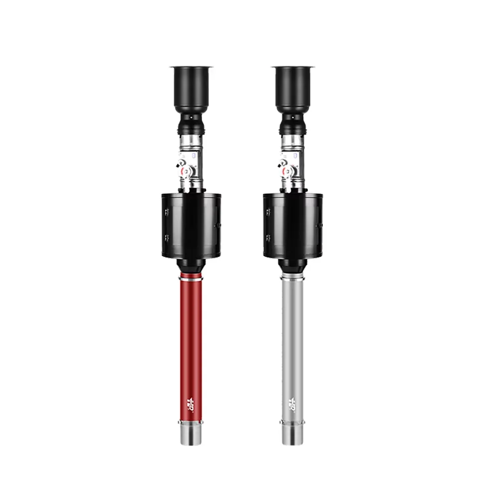 Commercial metal barbecue exhaust pipe Electric round grill Smokeless purification Charcoal cooking