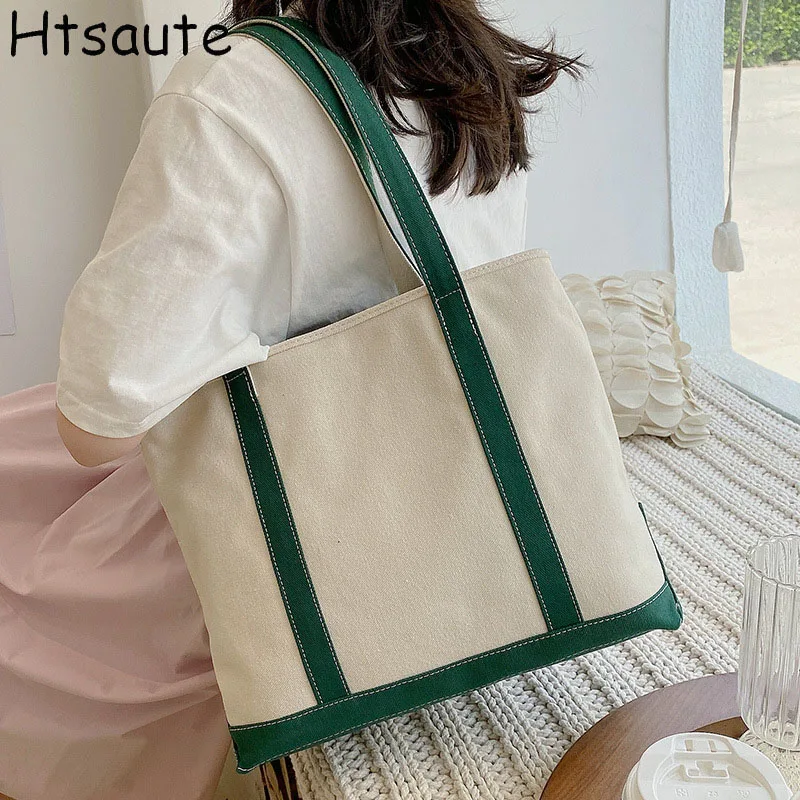 Casual Canvas Totes Bag women Handbags Large Capacity female Shoulder Crossbody Bag Fashion commuting big totes bolsas