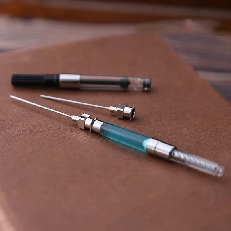 Fountain Pen Ink Cartridge Converter Filler Ink Pen Ink Sac Syringe Device Tool Stationery School Students Office Supplies