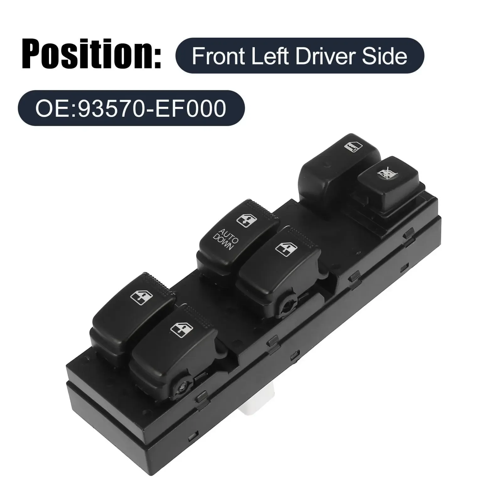 

High quality Car Master Power Window Control Switch for Kia Sportage 2005-2010 93570-EF000 93570EF000 FREE SHIPPING!!!