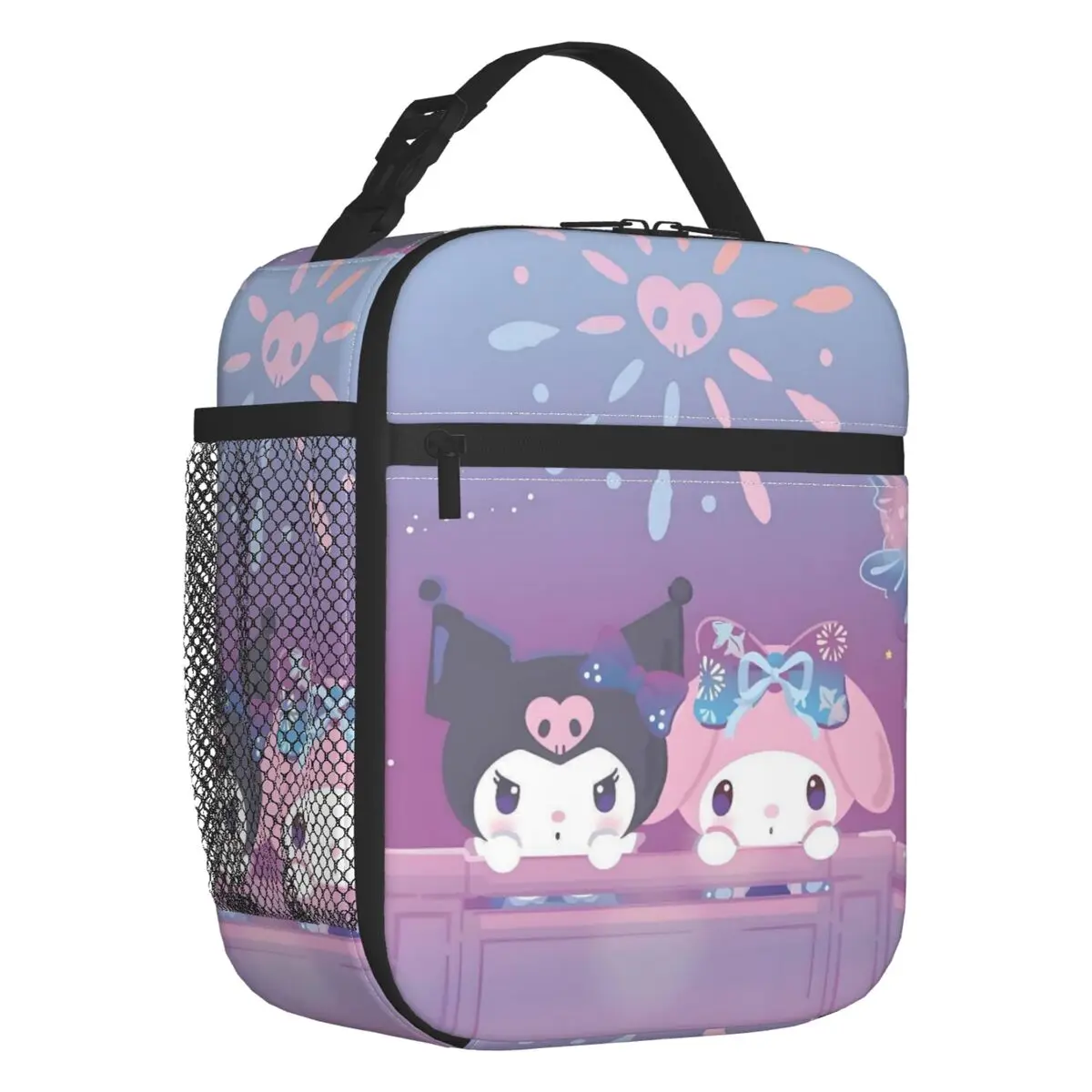 

Custom Melody Cartoon Movie Insulated Lunch Bag for Women Resuable Kawaii Design Cooler Thermal Lunch Box School Children