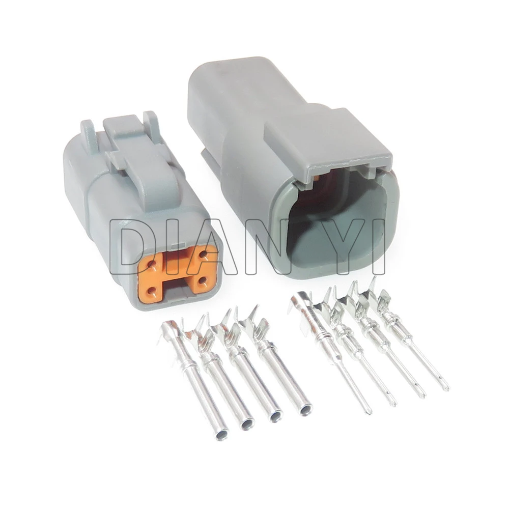 1 Set 4 Way DTM04-4P DTM06-4S ATM06-4S ATM06-4P AC Assembly High Power Wiring Terminal Socket For Excavators