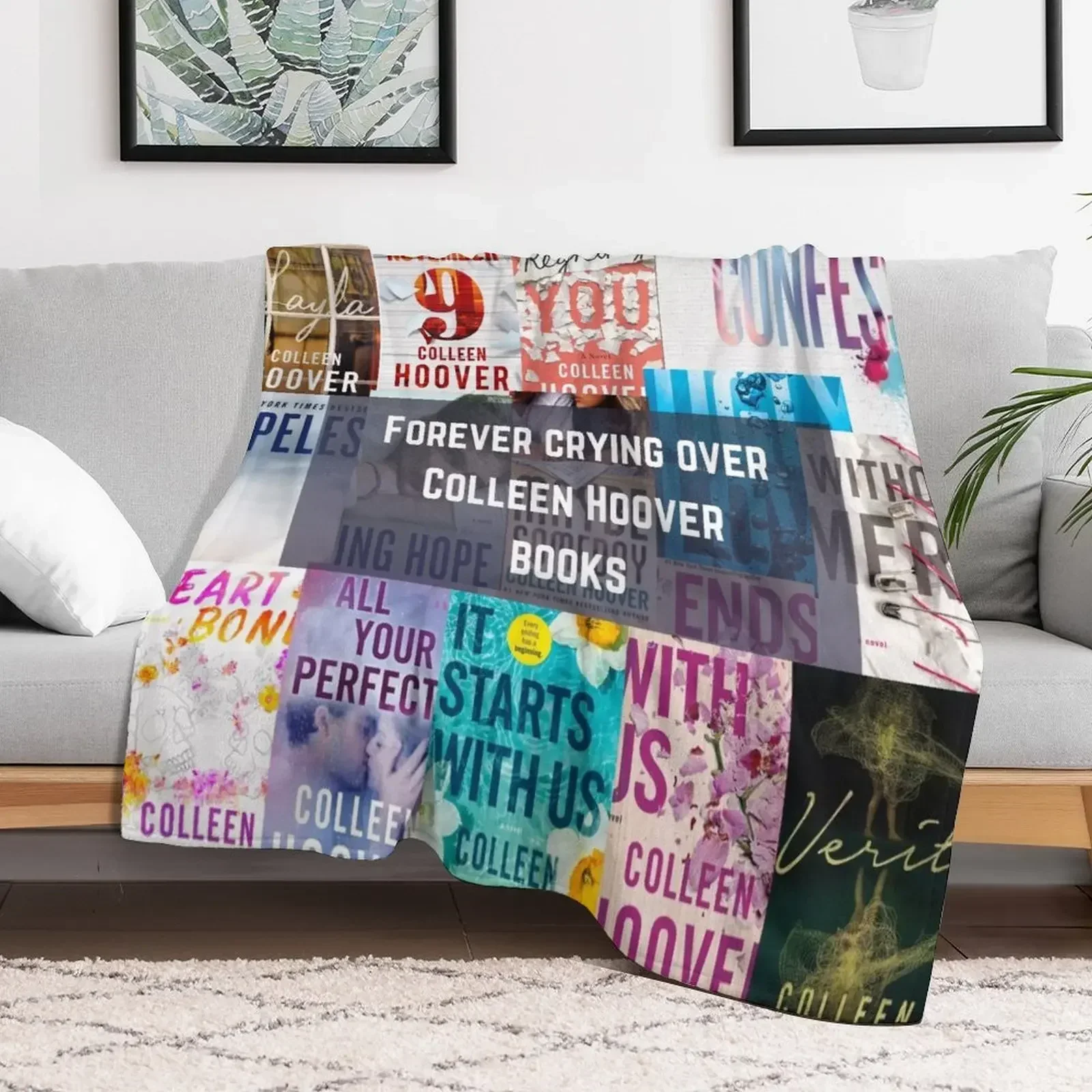 

Colleen Hoover book design Throw Blanket Single Blankets For Baby Decoratives Hairys Blankets