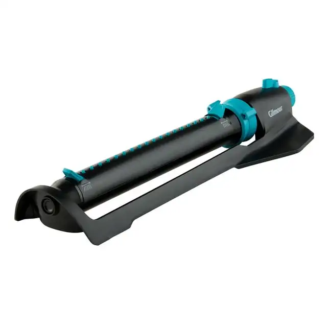 

4000 Sq Ft Medium Duty Rectangular Sprinkler Tube with Plastic Base with Width Control with On/Off