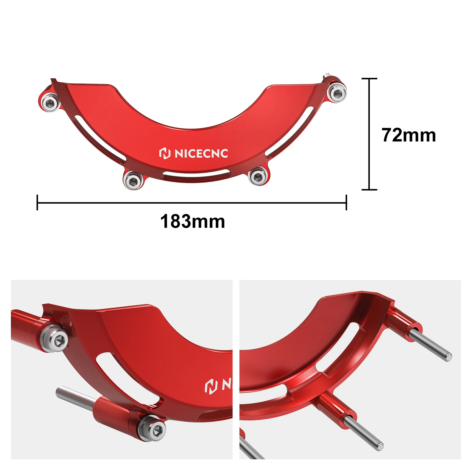 NICECNC For Honda XR650L 1993-2025 XR 650L Motorcycle Alternator Cover Guard Protector Aluminum 2025 2024 2023 2022 XR 650 L