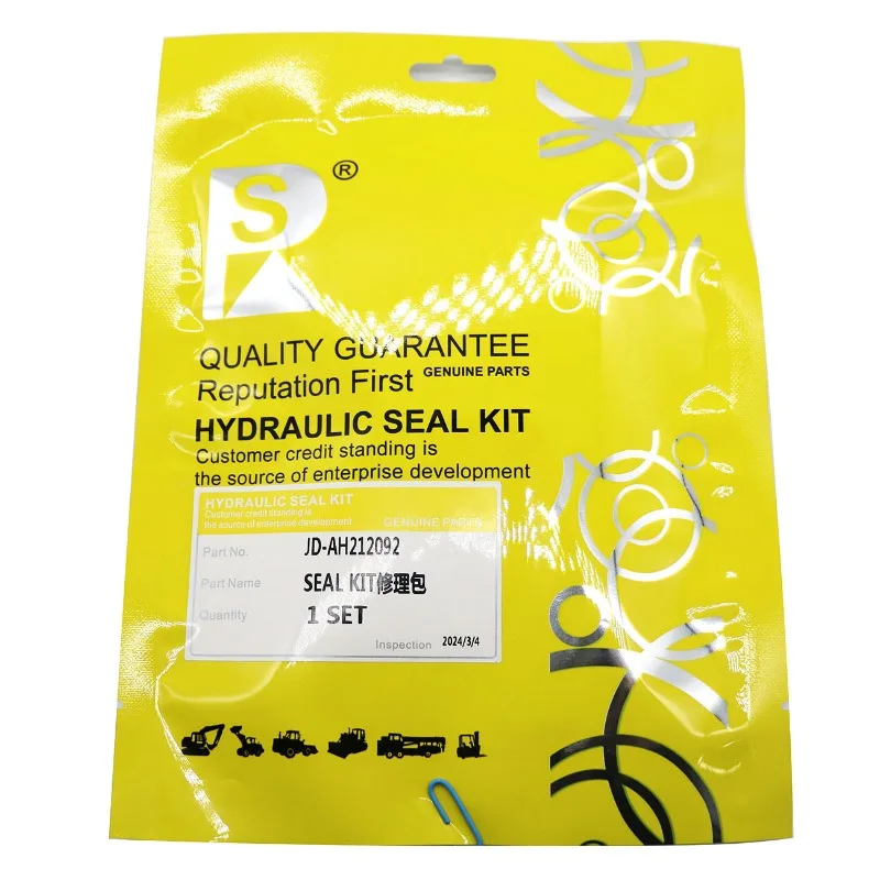 AH212092 Hydraulic Cylinder Block Seal Repair Kit for Bulldozer Loader Repair Kit