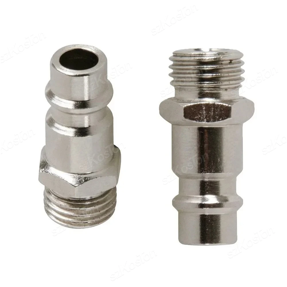 5Pcs/lot EU Pneumatic Connector For Air Hose Fittings Coupling Compressor Euro Quick Release Fitting with Male 1/4" BSP Thread image 5