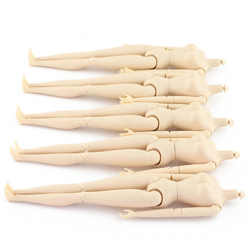 5PCS 1/6 Replacement Body Women New 28 Multi Joints Movable Body For DIY Doll Head