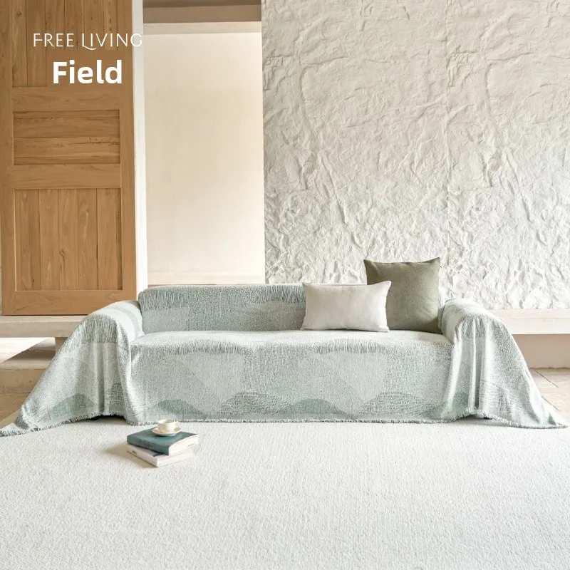 

Snowy Chenille Vintage Sofa Cover for All Seasons Universal One-Piece Slip-Resistant Throw Blanket for Living Room Couch Bed