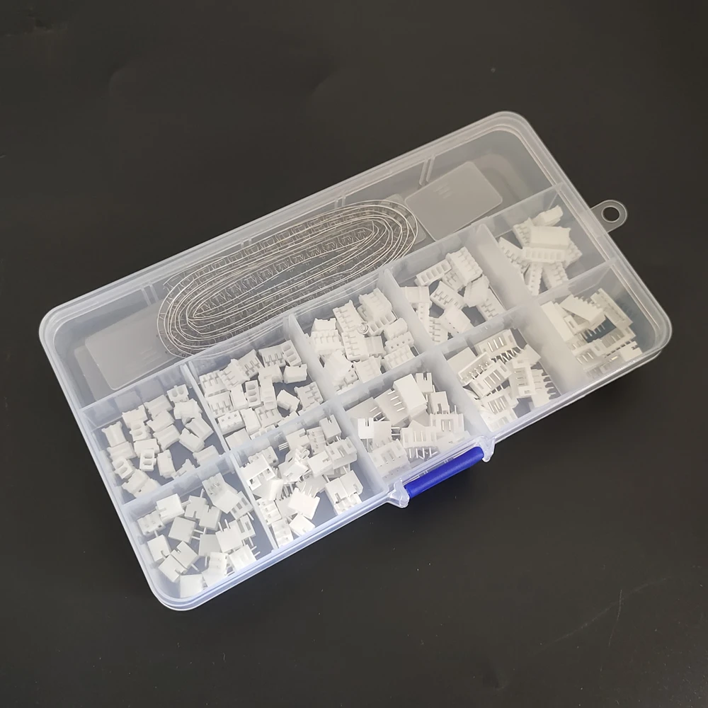 JST PH2.0 XH2.54 Male Female Straight needle Connector Kit 2/3/4/5/6 Pin Plug with Terminal Socket Header Wire Connectors Kit