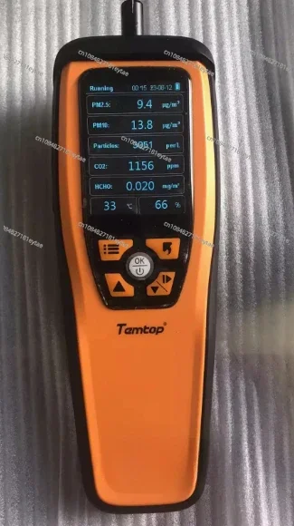 

Temtop M2000 2nd Generation CO2 Meter Air Quality Monitor Air Analyzer PM2.5 PM10 HCHO Temp Humidity Data Export